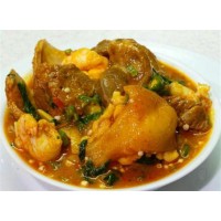 Fufu and Ogbono Soup